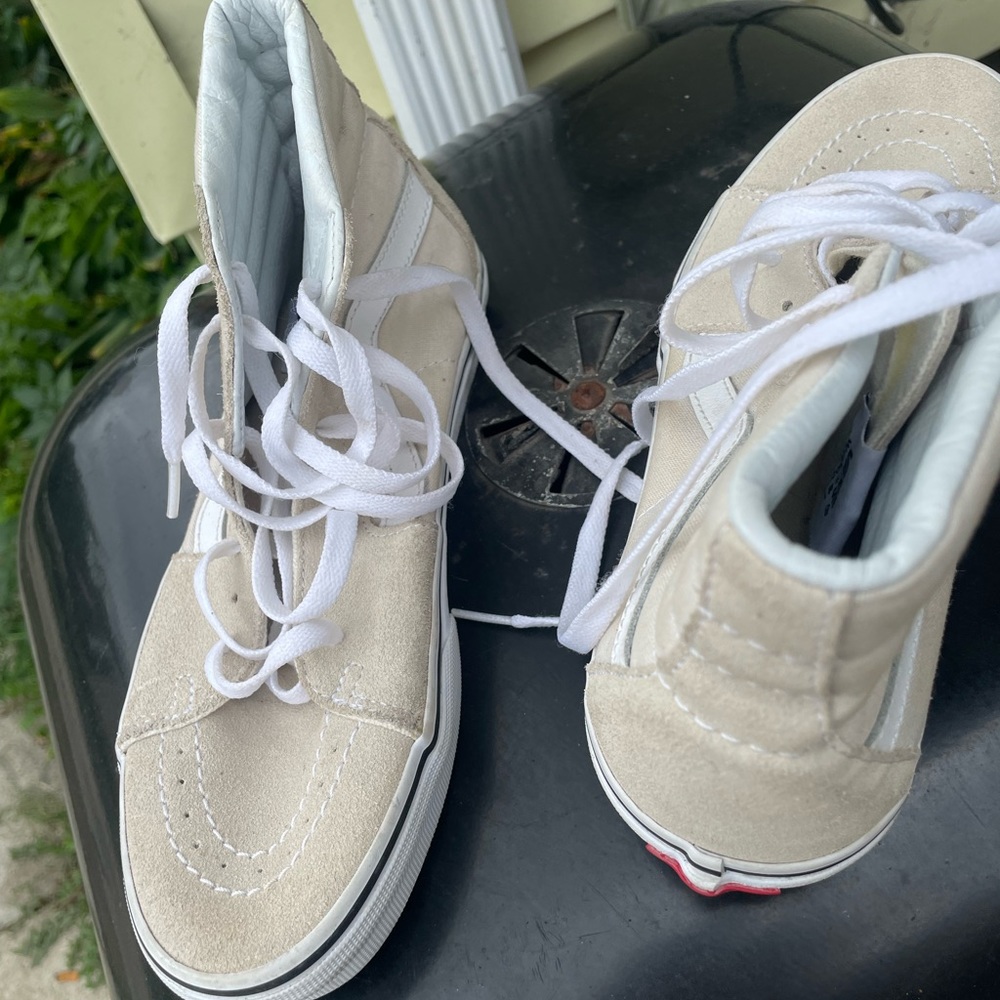 Vans high tops size woman 8